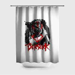 Шторка для душа Берсерк - Berserk, цвет: 3D-принт