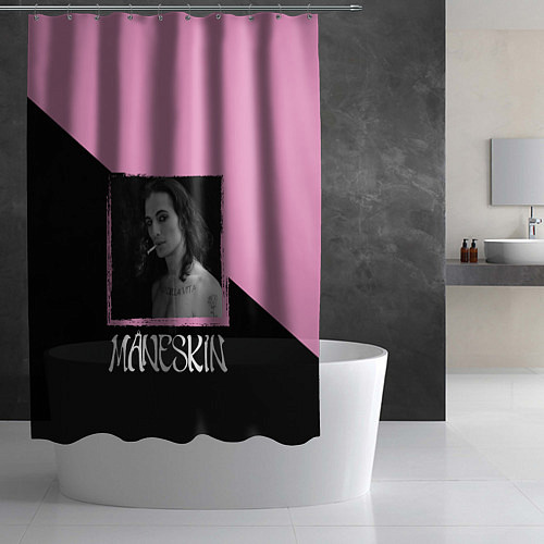 Шторка для ванной Maneskin Domiano / 3D-принт – фото 2