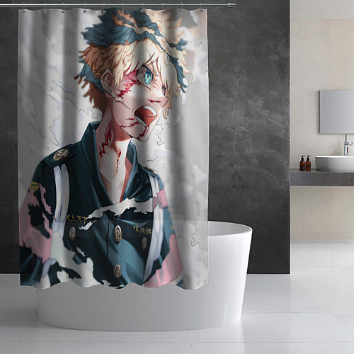 Шторка для ванной Токийские Мстители / 3D-принт – фото 2