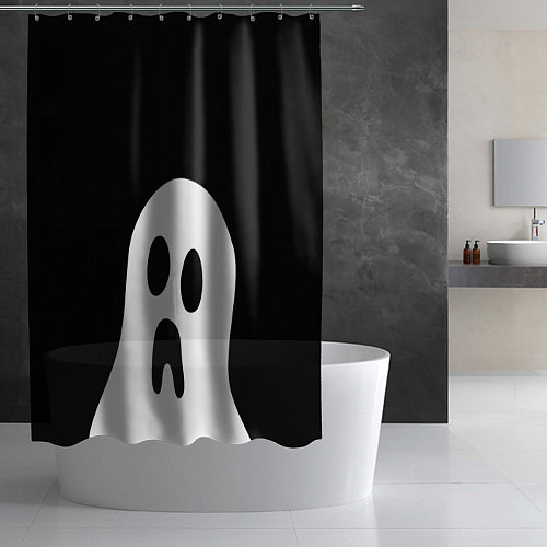 Шторка для ванной Привидение / 3D-принт – фото 2