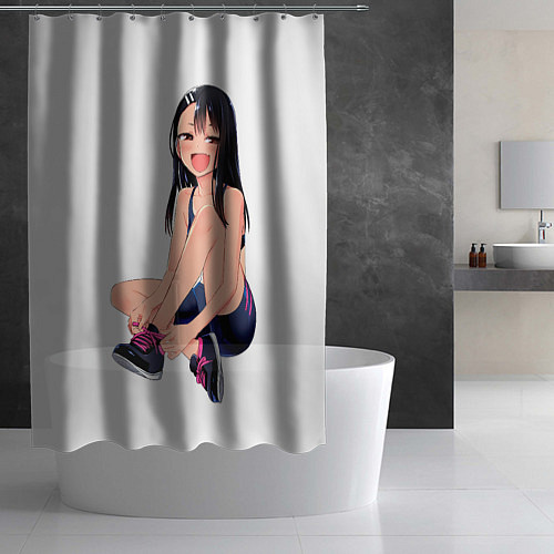 Шторка для ванной Нагаторо улыбается / 3D-принт – фото 2