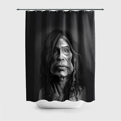 Шторка для душа Steven Tyler AEROSMITH Z, цвет: 3D-принт