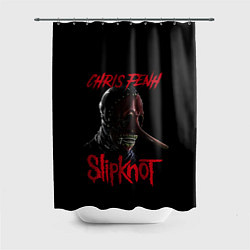 Шторка для душа CHRIS FENH SLIPKNOT СЛИПКНОТ Z, цвет: 3D-принт