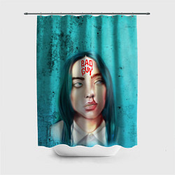 Шторка для душа BAD GUY BILLIE EILISH Z, цвет: 3D-принт