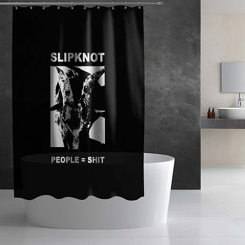 Шторка для ванной People shit / 3D-принт – фото 2