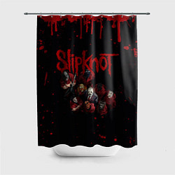 Шторка для душа SLIPKNOT СЛИПКНОТ Z, цвет: 3D-принт