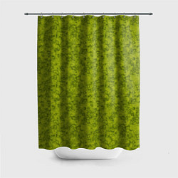 Шторка для душа Зеленый мраморный узор, цвет: 3D-принт
