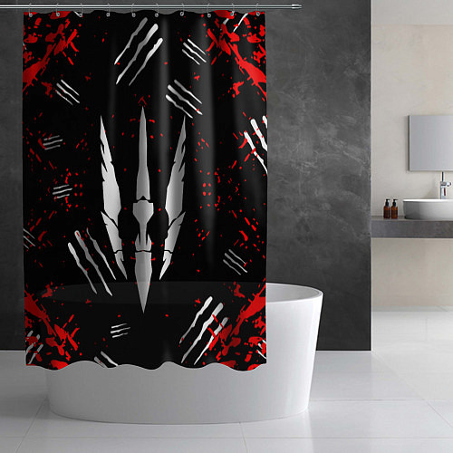 Шторка для ванной The Witcher 2 : Убийцы королей / 3D-принт – фото 2