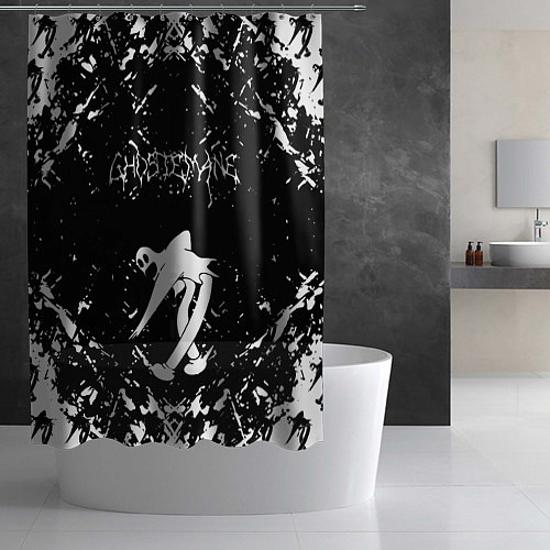 Шторка для ванной GHOSTEMANE BLACK FOREST / 3D-принт – фото 2
