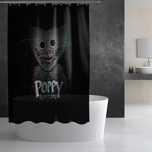 Шторка для ванной Poppy Playtime: Glitch / 3D-принт – фото 2