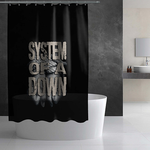 Шторка для ванной System of a Down / 3D-принт – фото 2