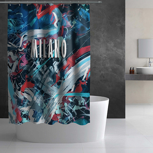 Шторка для ванной Abstraction design pattern / 3D-принт – фото 2