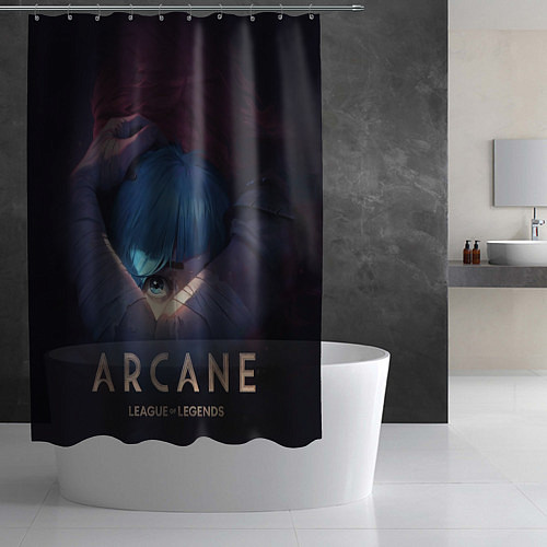 Шторка для ванной Arcane: League of Legends / 3D-принт – фото 2