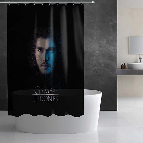 Шторка для ванной Jon Game of Thrones / 3D-принт – фото 2