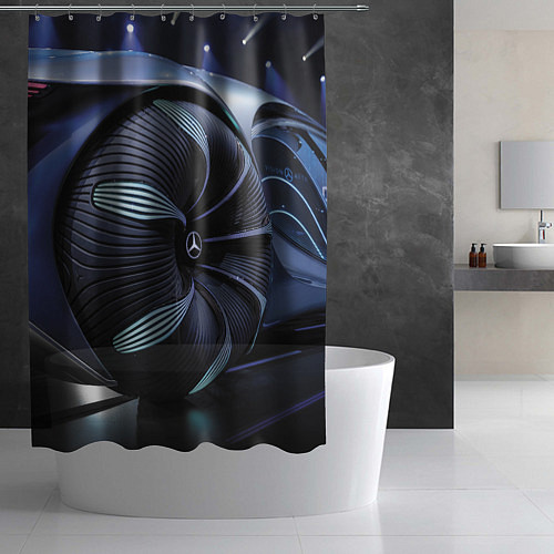 Шторка для ванной Mercedes-Benz Concept 2021 vanguard / 3D-принт – фото 2