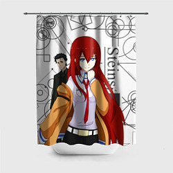 Шторка для душа Врата Штейна SteinsGate, цвет: 3D-принт