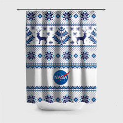 Шторка для душа NASA NEW YEAR 2022, цвет: 3D-принт