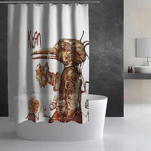 Шторка для ванной Untitled - Korn / 3D-принт – фото 2