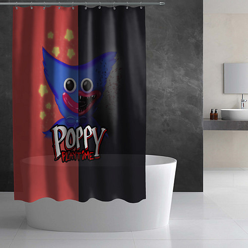 Шторка для ванной POPPY PLAYTIME: TWO SIDES / 3D-принт – фото 2