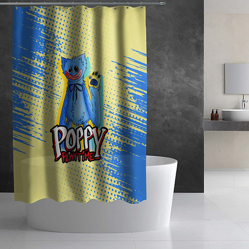 Шторка для ванной POPPY PLAYTIME / 3D-принт – фото 2