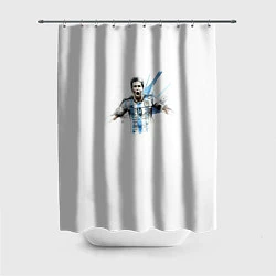 Шторка для душа Messi Argentina Team, цвет: 3D-принт