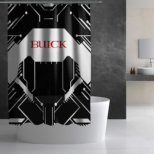 Шторка для ванной Buick Лого Эмблема спина / 3D-принт – фото 2