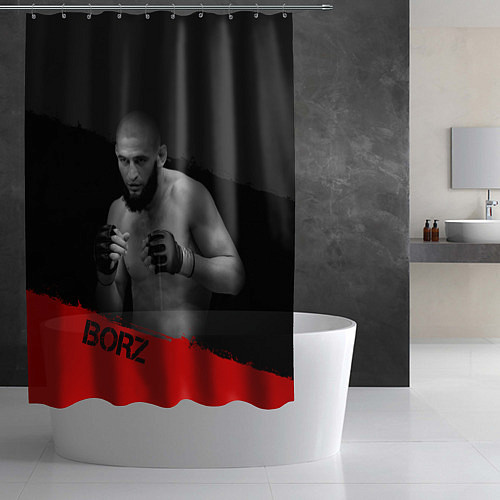 Шторка для ванной Borz / 3D-принт – фото 2