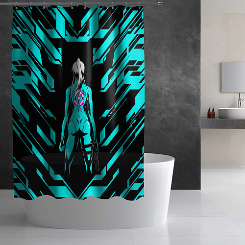Шторка для ванной Samus Metroid / 3D-принт – фото 2