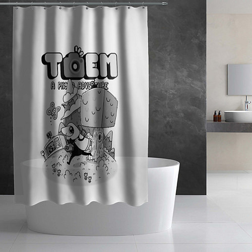 Шторка для ванной TOEM A PHOTO ADVENTURE / 3D-принт – фото 2