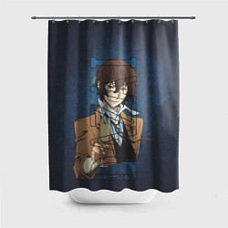 Шторка для душа Дазай Осаму Dazai Osamu bungou stray dogs, цвет: 3D-принт