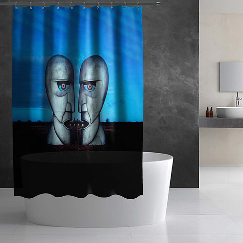 Шторка для ванной The Division Bell - Pink Floyd / 3D-принт – фото 2