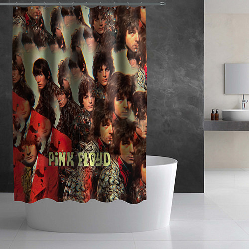 Шторка для ванной The Piper at the Gates of Dawn - Pink Floyd / 3D-принт – фото 2