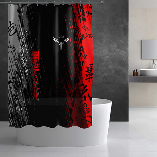 Шторка для ванной Токийские мстители Аниме Кайсуке / 3D-принт – фото 2