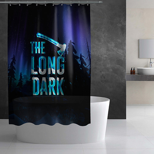 Шторка для ванной The Long Dark Logo / 3D-принт – фото 2