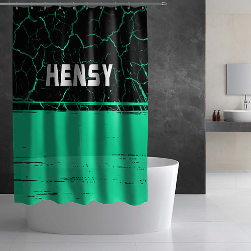 Шторка для ванной Hensy - Краска / 3D-принт – фото 2