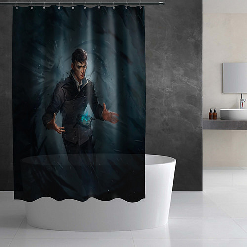 Шторка для ванной Dishonored art / 3D-принт – фото 2