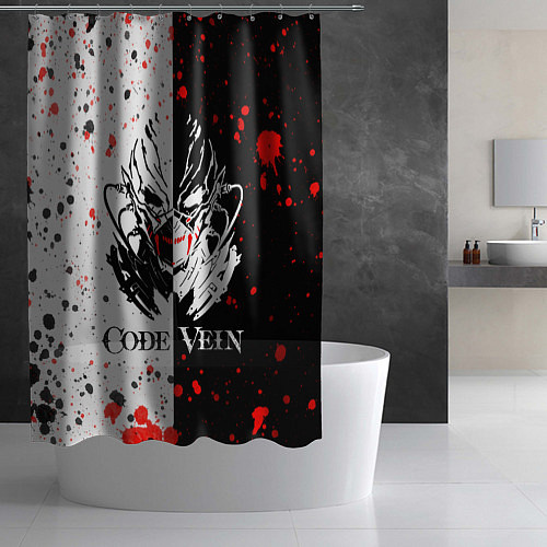 Шторка для ванной Code Vein Logo / 3D-принт – фото 2