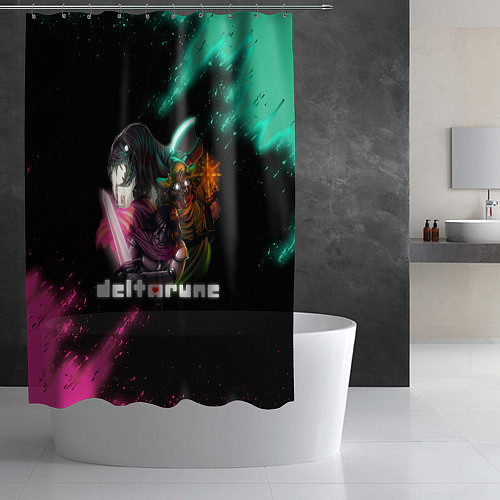 Шторка для ванной Deltarune персонажи / 3D-принт – фото 2