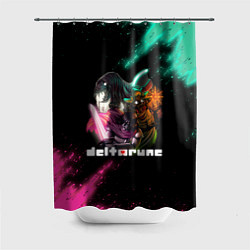 Шторка для душа Deltarune персонажи, цвет: 3D-принт