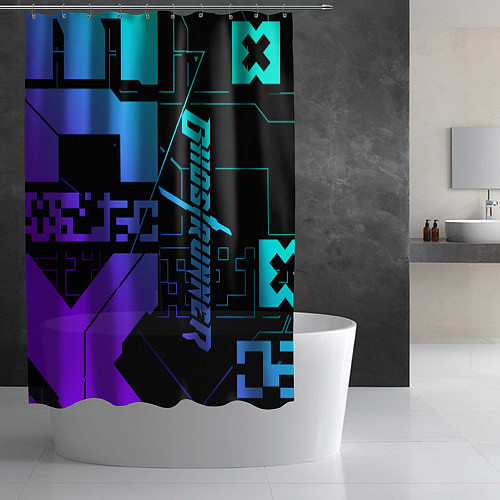 Шторка для ванной Ghostrunner Neon / 3D-принт – фото 2