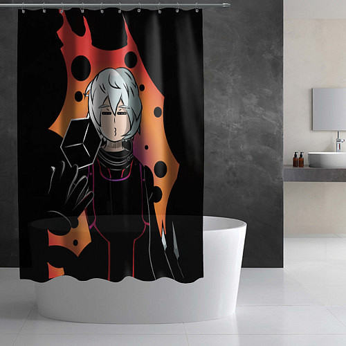Шторка для ванной Юма Куга / 3D-принт – фото 2