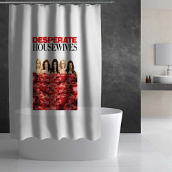 Шторка для душа Отчаянные Домохозяйки Desperate Housewives, цвет: 3D-принт — фото 2