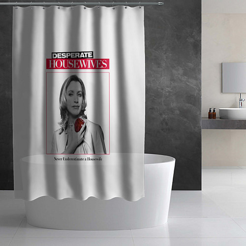 Шторка для ванной Desperate Housewives - Felicity Huffman / 3D-принт – фото 2