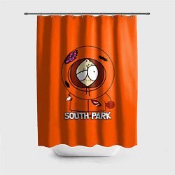 Шторка для душа South Park - Южный парк Кенни, цвет: 3D-принт