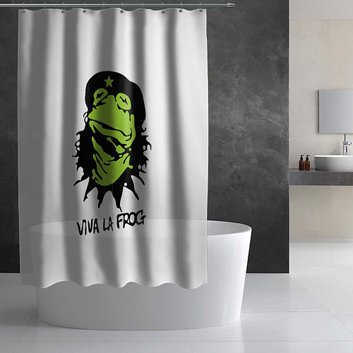 Шторка для ванной Viva la революция / 3D-принт – фото 2