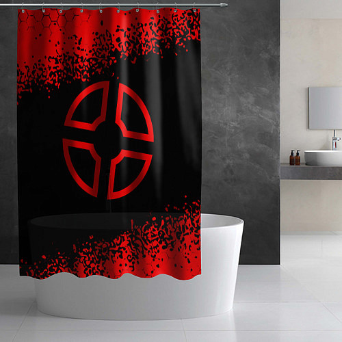 Шторка для ванной TEAM FORTRESS 2 Краска / 3D-принт – фото 2