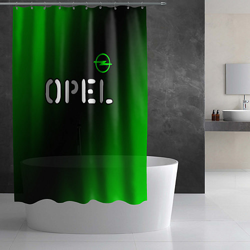 Шторка для ванной ОПЕЛЬ Opel 2 / 3D-принт – фото 2