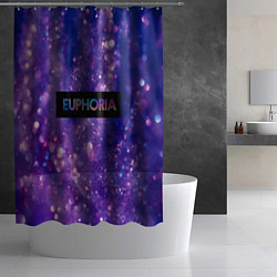 Шторка для душа Сериал Euphoria - блестки, цвет: 3D-принт — фото 2