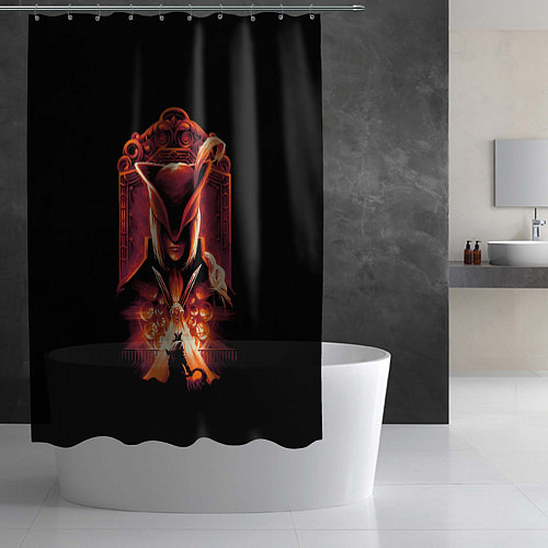 Шторка для ванной Лицом к лицу Бладборн / 3D-принт – фото 2