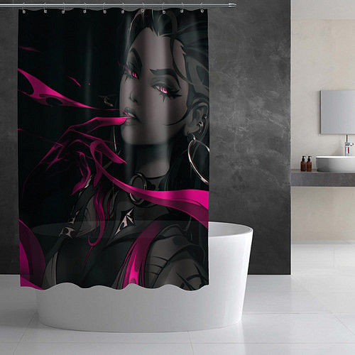 Шторка для ванной Дуэлянт Рейна / 3D-принт – фото 2